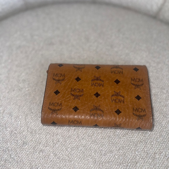 Authentic MCM Cognac Visetos Wallet - Picture 6 of 6